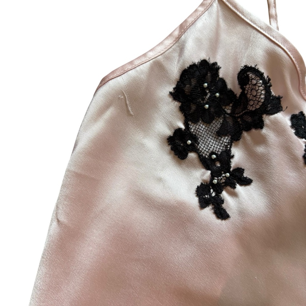 Victorias Secret  Satin Lace Chemise - Picture 3 of 12